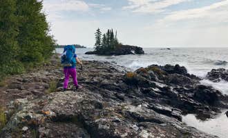 Camping near Esther Lake Campground: North Little Brule River, Superior Hiking Trail, Grand Marais, Minnesota