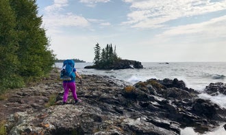 Camping near West Fork of the Kadunce, Superior Hiking Trail: North Little Brule River, Superior Hiking Trail, Grand Marais, Minnesota
