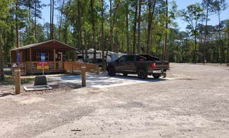 Camping near 3 Bedroom Vacation home, with Full hookup Camper pad. : Black Creek RV Park, Freeport, Florida
