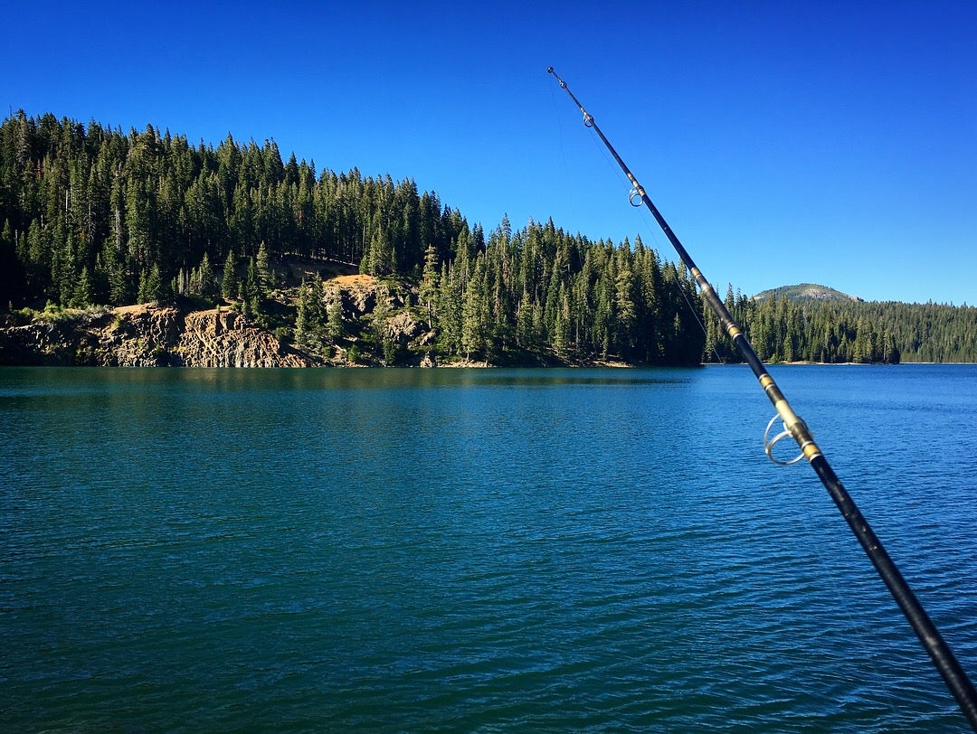 Fishing on the reservoir.