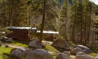 Camping near Dearhamer Campground: Beyul Retreat - Snug Cabin, Meredith, Colorado