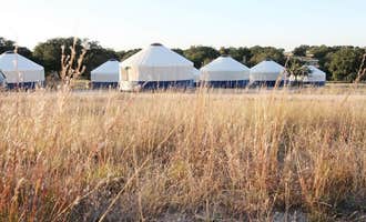 Camping near Blanco State Park Campground: Johnny Yurts, Johnson City, Texas