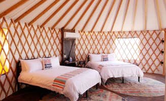 The Dyrt's photo of glamping accommodations at Johnny Yurts near Kerrville, TX