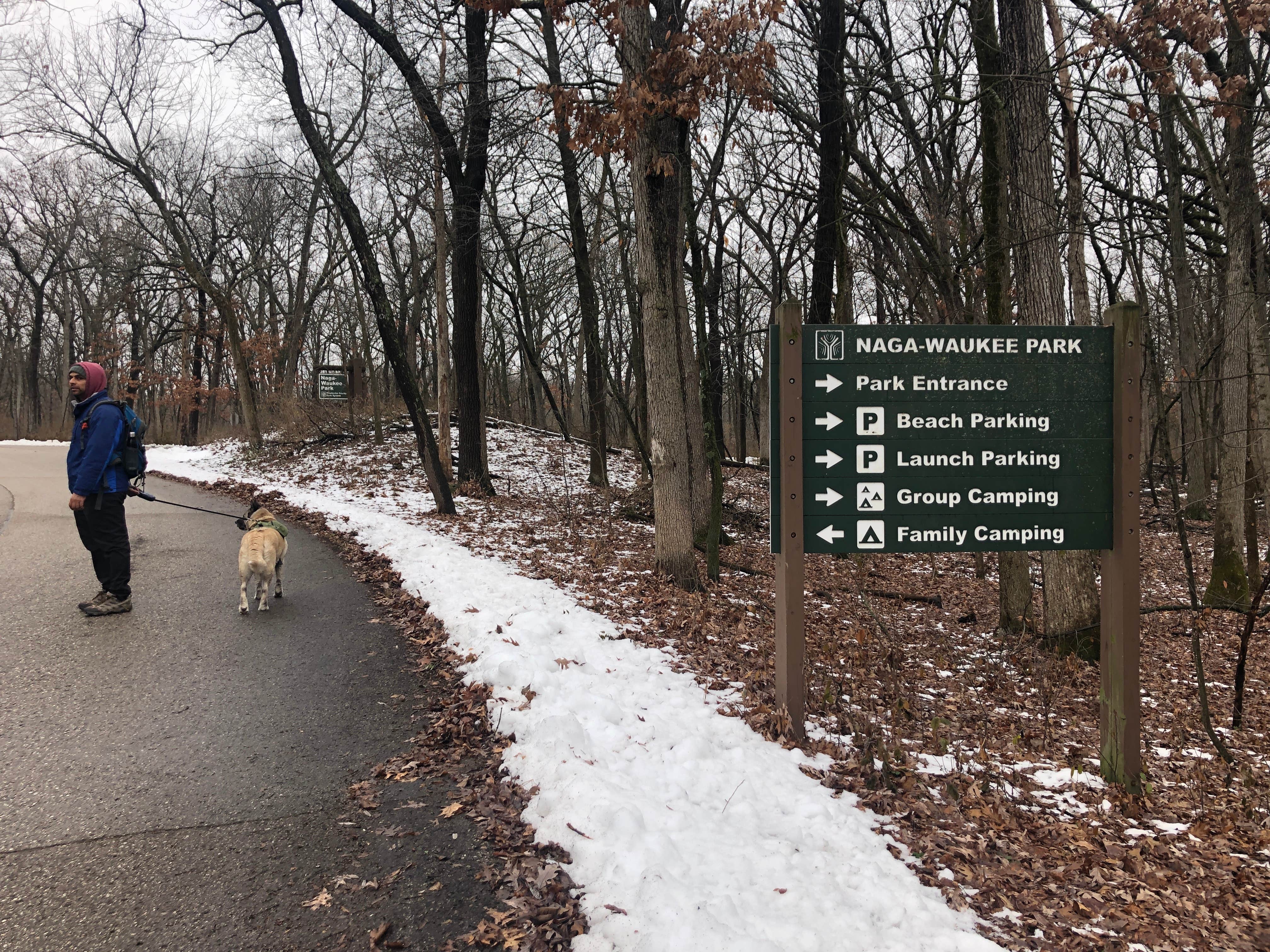 Lesley R.'s photo of camping with pets at Naga-Waukee Park by Waukesha County Parks near Wauwatosa, WI
