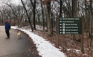 Lesley R.'s photo of camping with pets at Naga-Waukee Park by Waukesha County Parks near Waukesha, WI