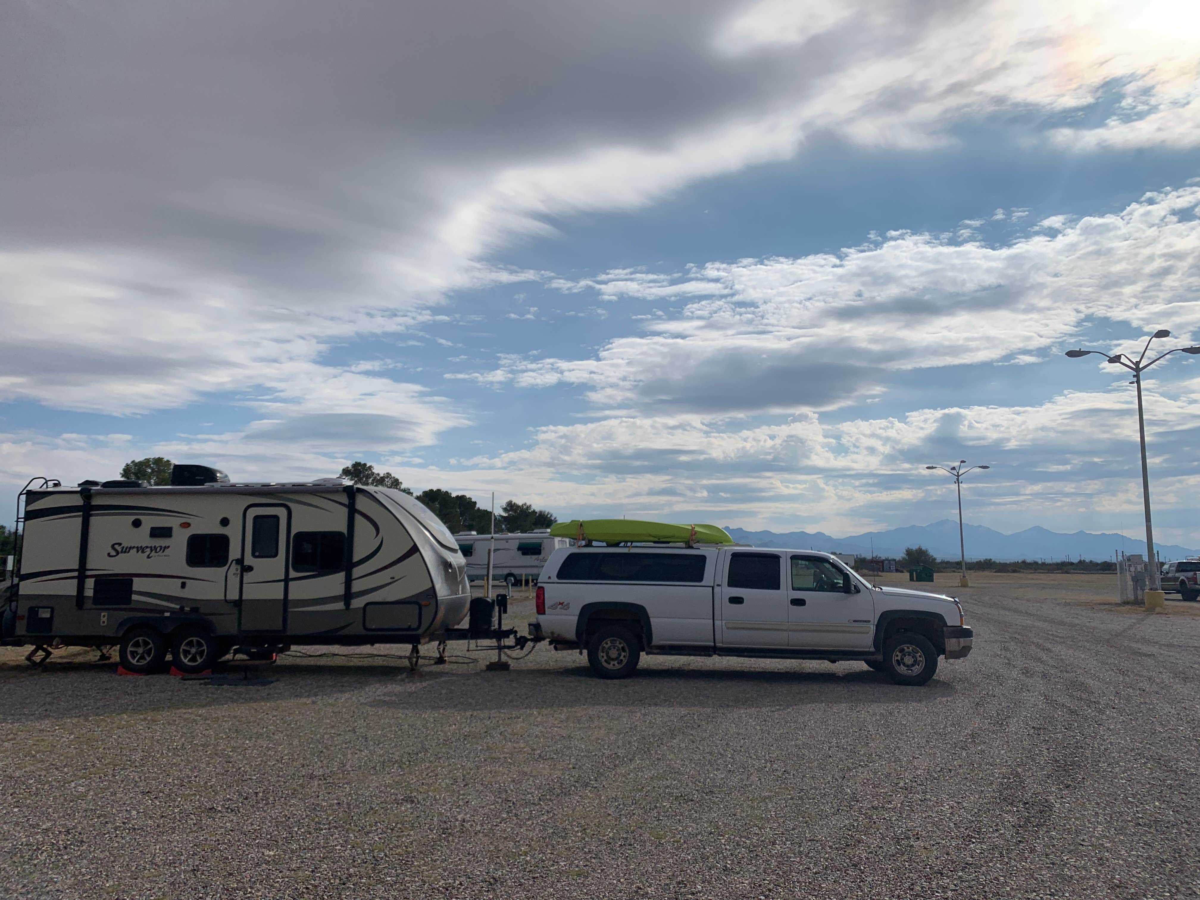 Eric G.'s photo of rv camping at Pima County Fairgrounds RV Park near Tucson, AZ