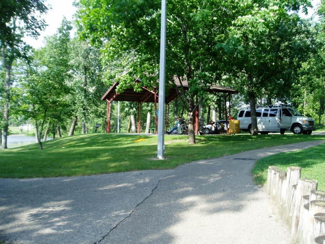 A view of the campground