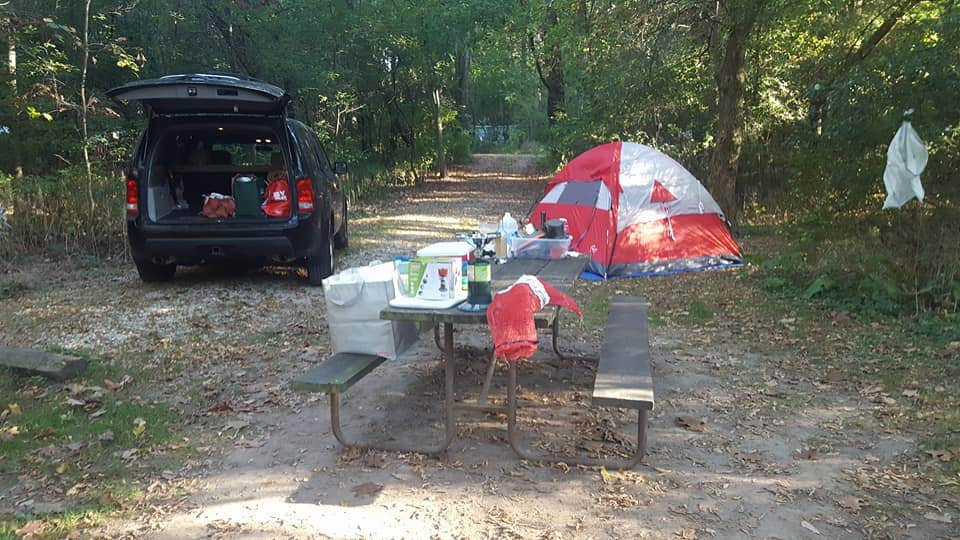 Joyce B.'s photo of rv camping at Pinewoods Campground — Kettle Moraine State Forest-Southern Unit near Wales, WI