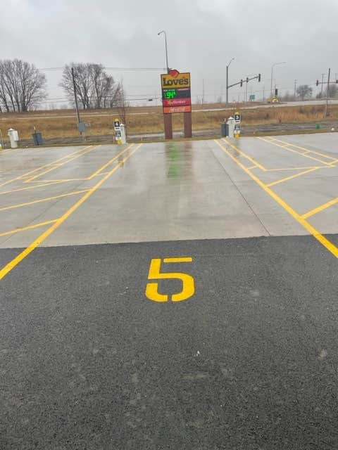 Camper-submitted photo at Love's RV Hookup-Morris IL 859 near Morris, IL