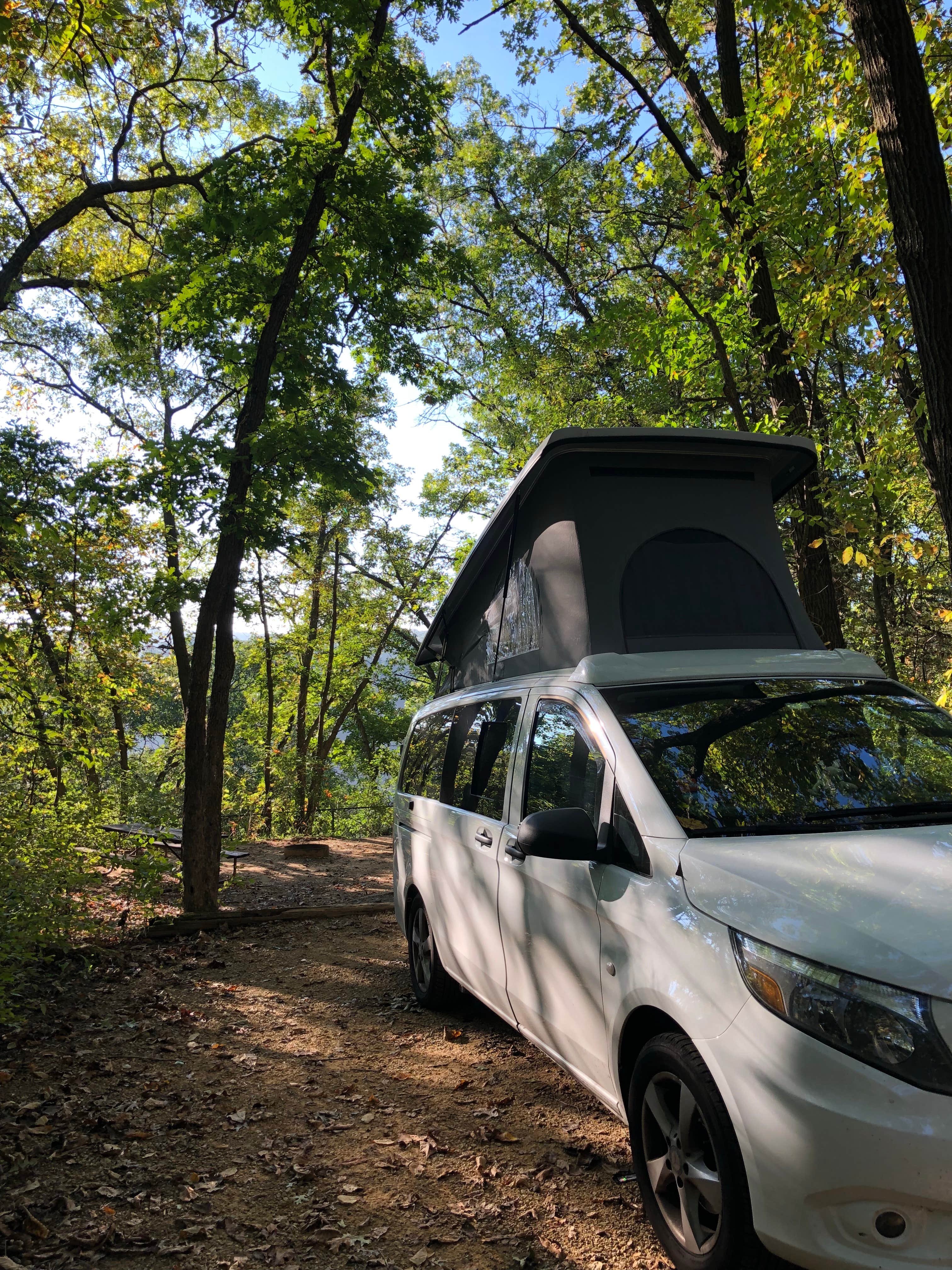 Lee D.'s photo of rv camping at Cox Hollow Campground — Governor Dodge State Park near Mineral Point, WI