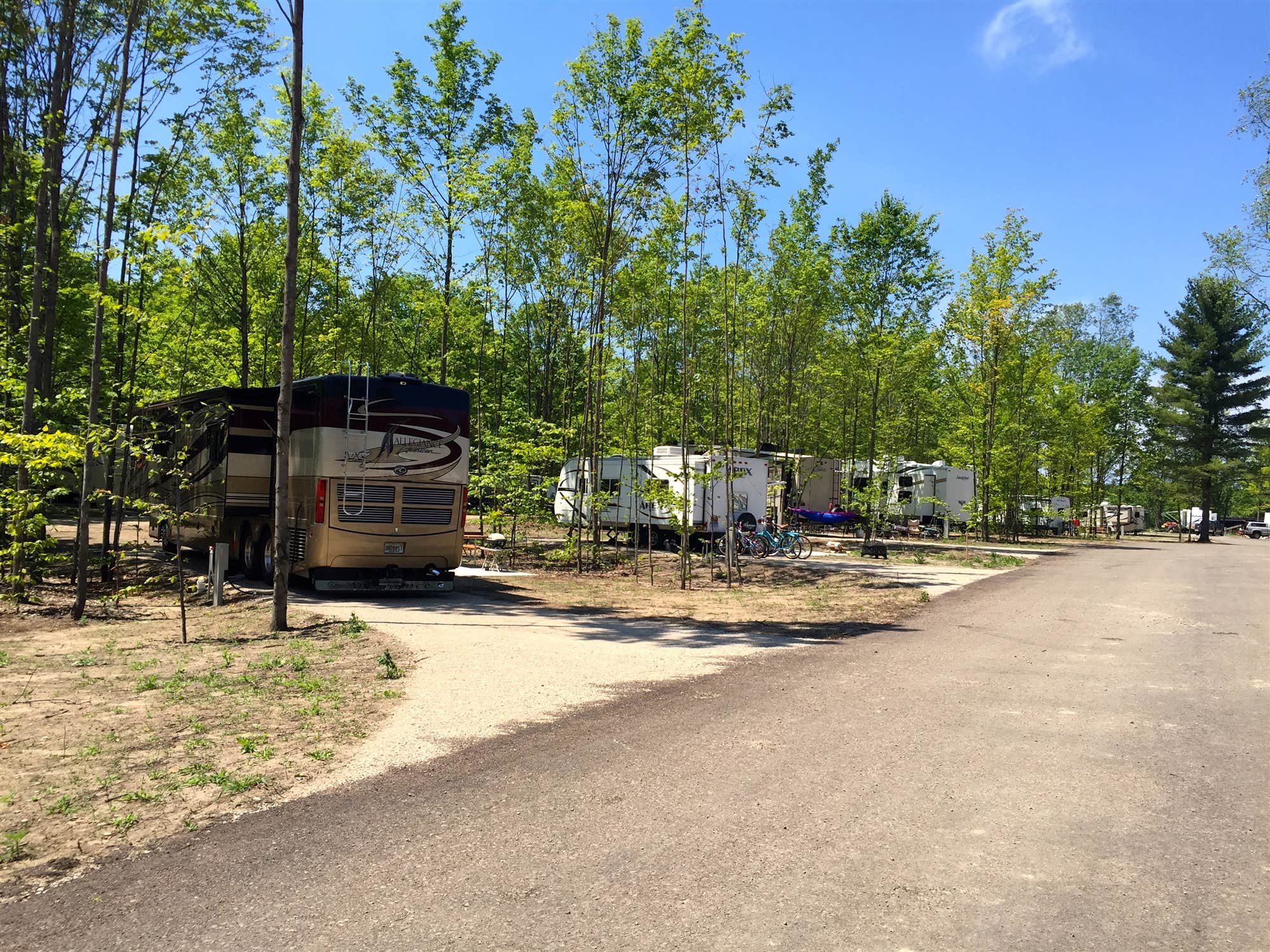 Camper-submitted photo at Indigo Bluffs RV Park near South Boardman, MI