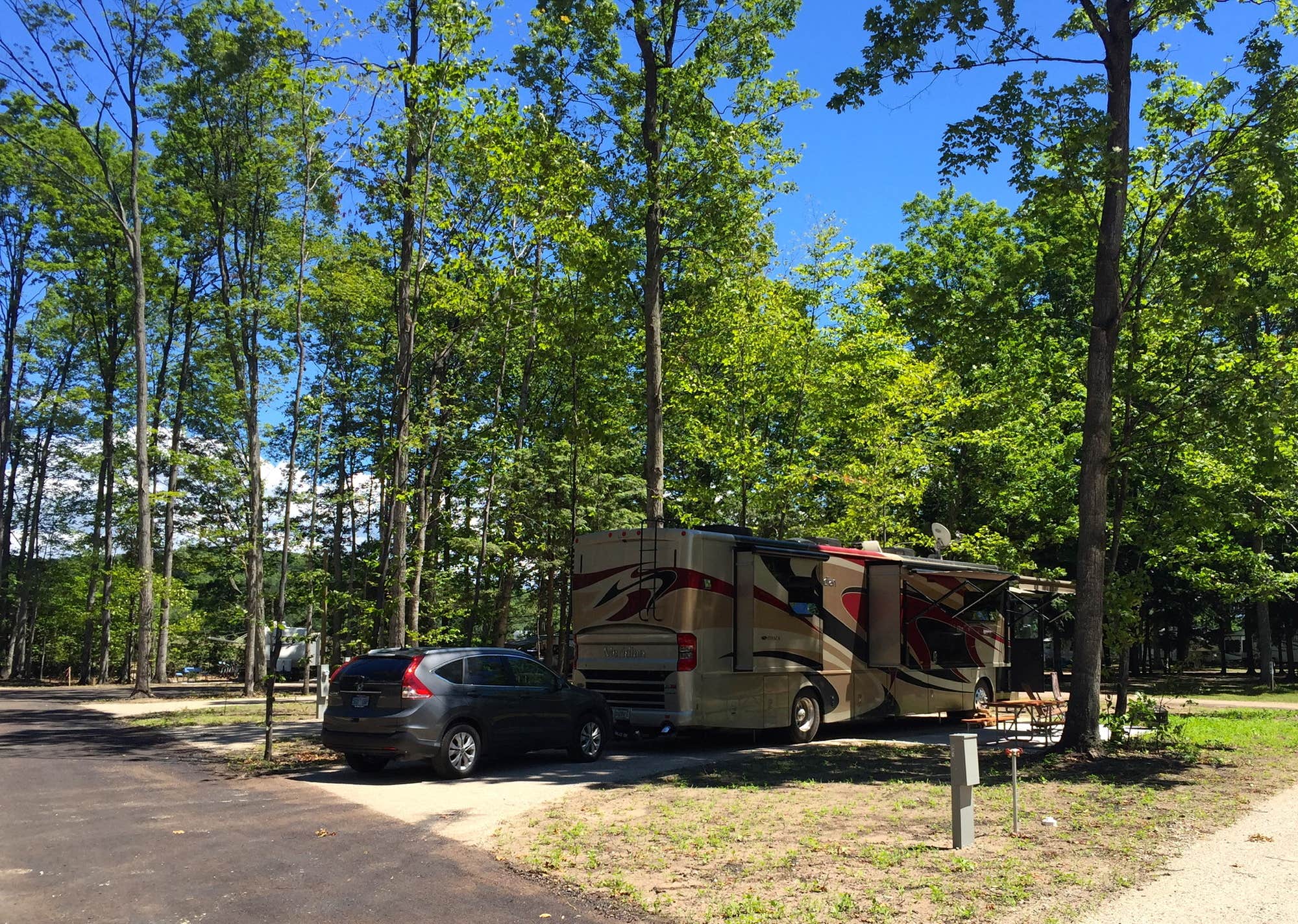 Camper-submitted photo at Indigo Bluffs RV Park near South Boardman, MI