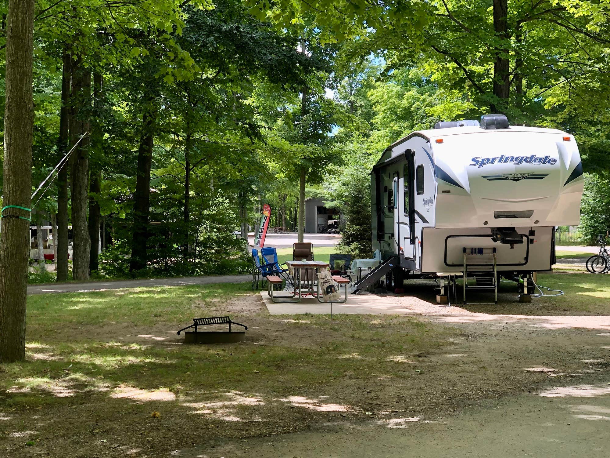 Camper-submitted photo at Indigo Bluffs RV Park near South Boardman, MI