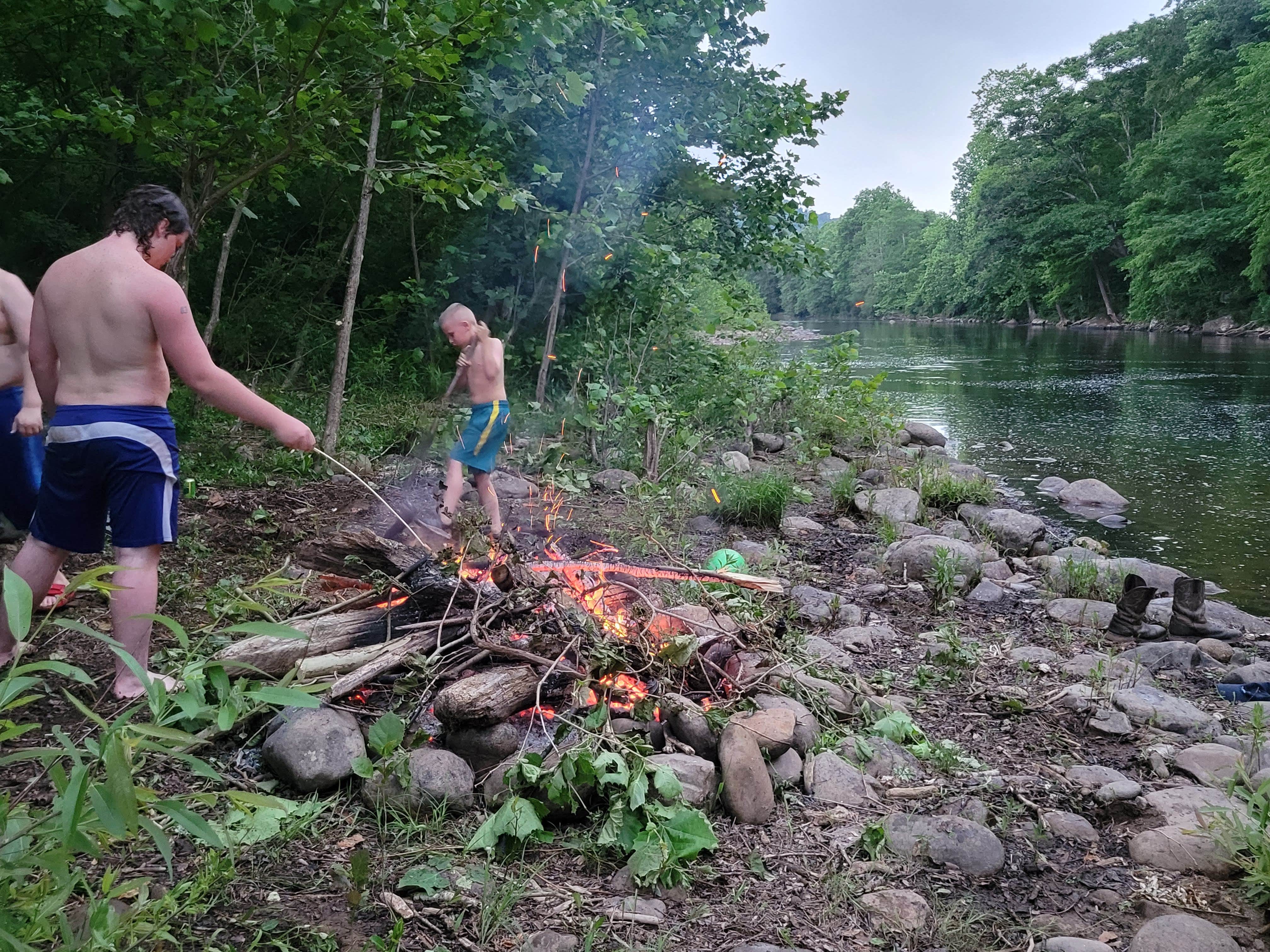Camper-submitted photo at Brooklyn Heights Riverfront Campground near Seneca Rocks, WV