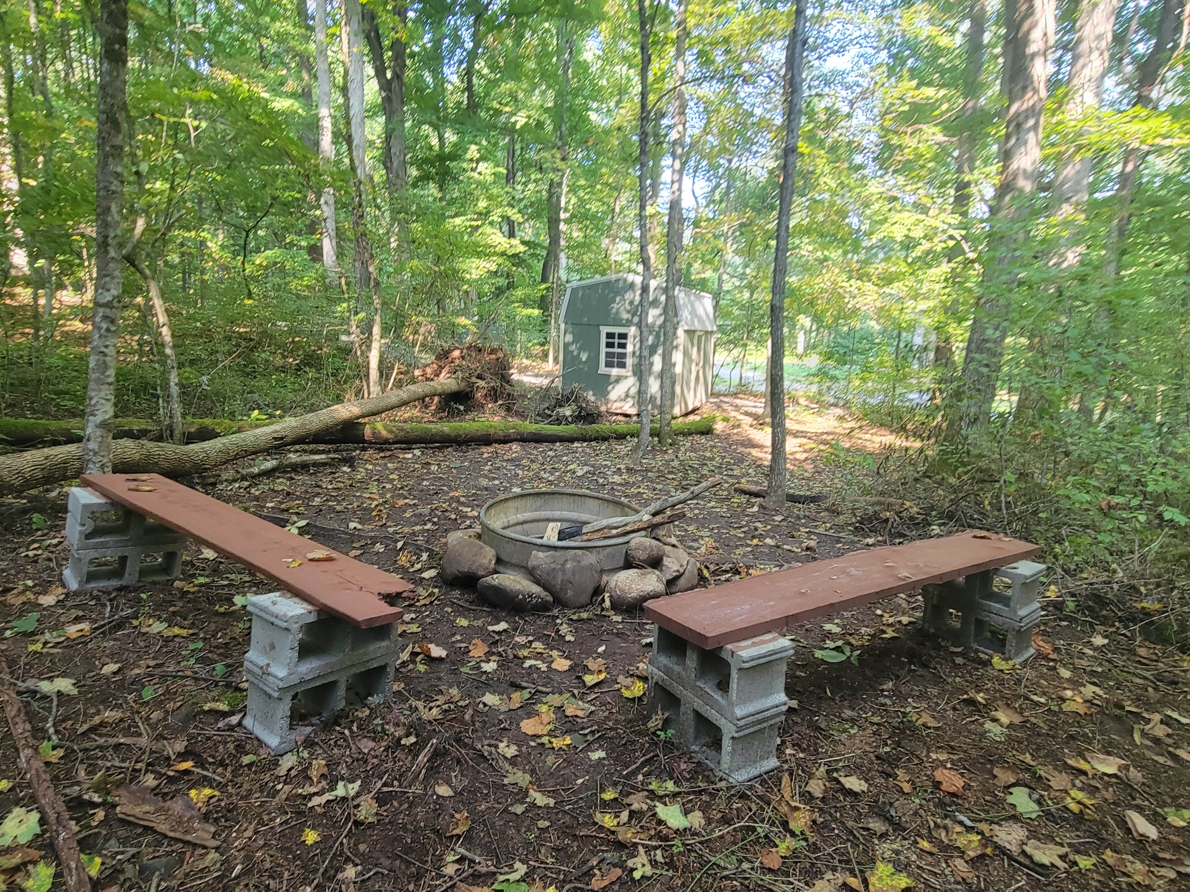 Vince L.'s photo of a cabin at Brooklyn Heights Riverfront Campground near Seneca Rocks, WV