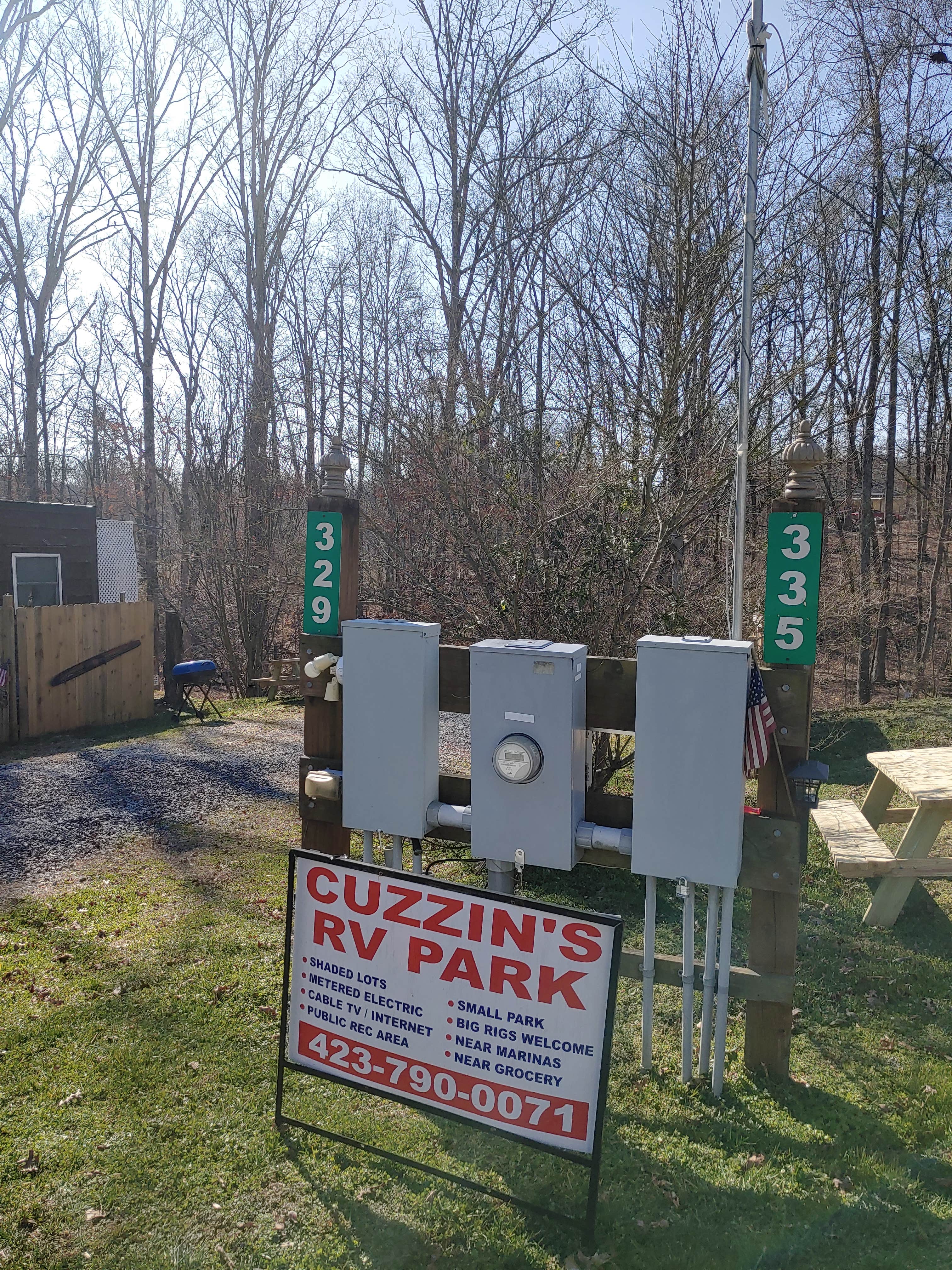 Camper-submitted photo at Cuzzins RV Park near Kingston, TN