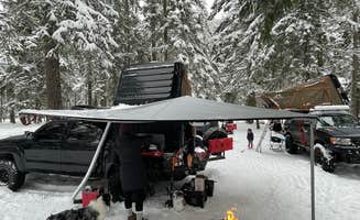 Jacob M.'s photo of camping with pets at Ranger Creek Airstrip Dispersed near Easton, WA