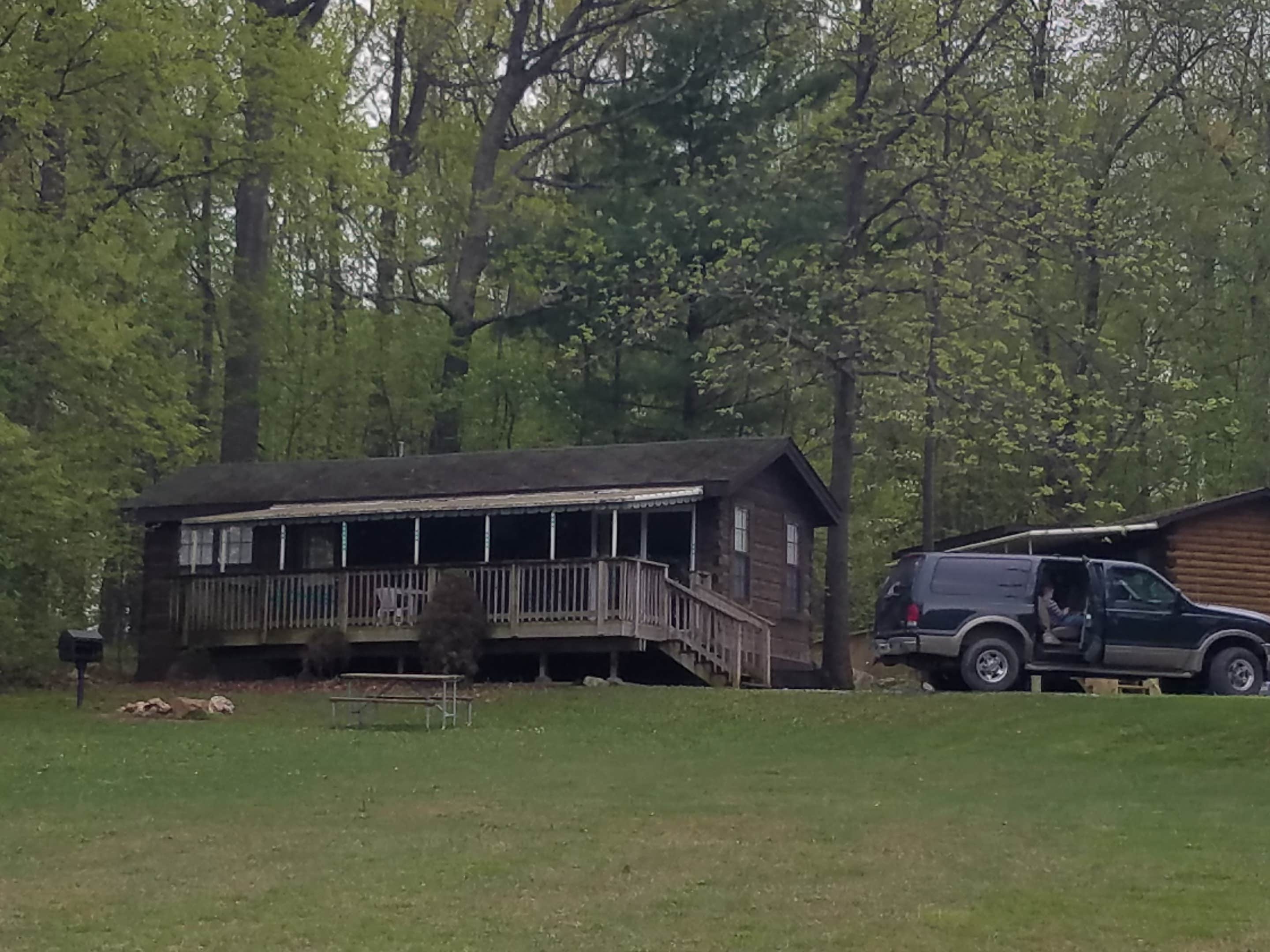 Nancy W.&#x27;s photo of a cabin at Ramblin&#x27; Pines near Chevy Chase, MD