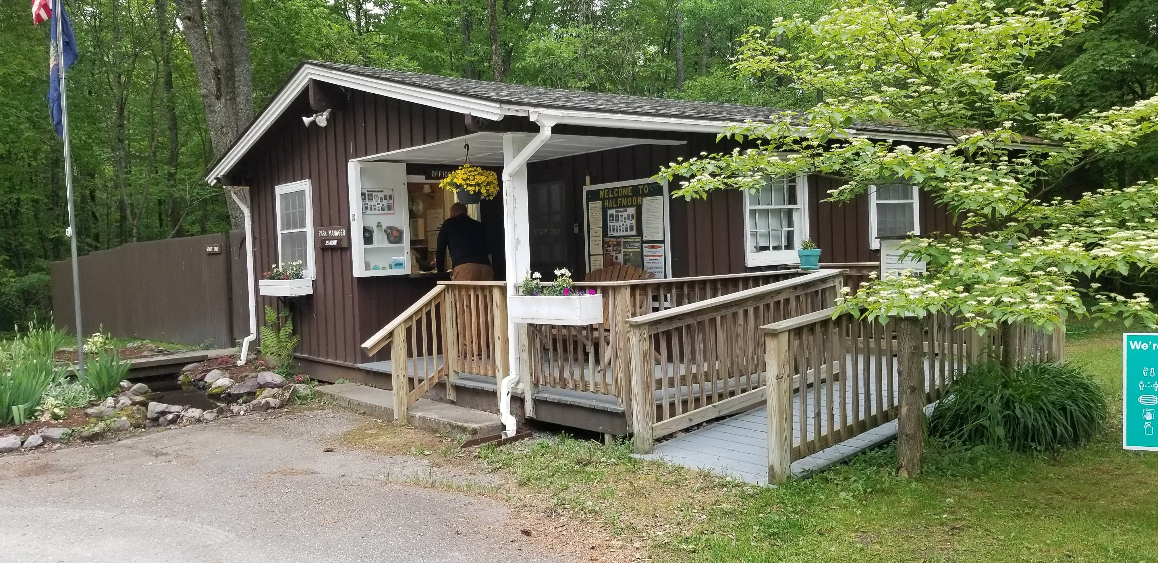 M.A.D. P.'s photo of glamping accommodations at Half Moon Pond State Park Campground near Killington, VT