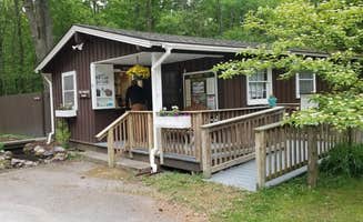 M.A.D. P.'s photo of glamping accommodations at Half Moon Pond State Park Campground near Pittsford, VT