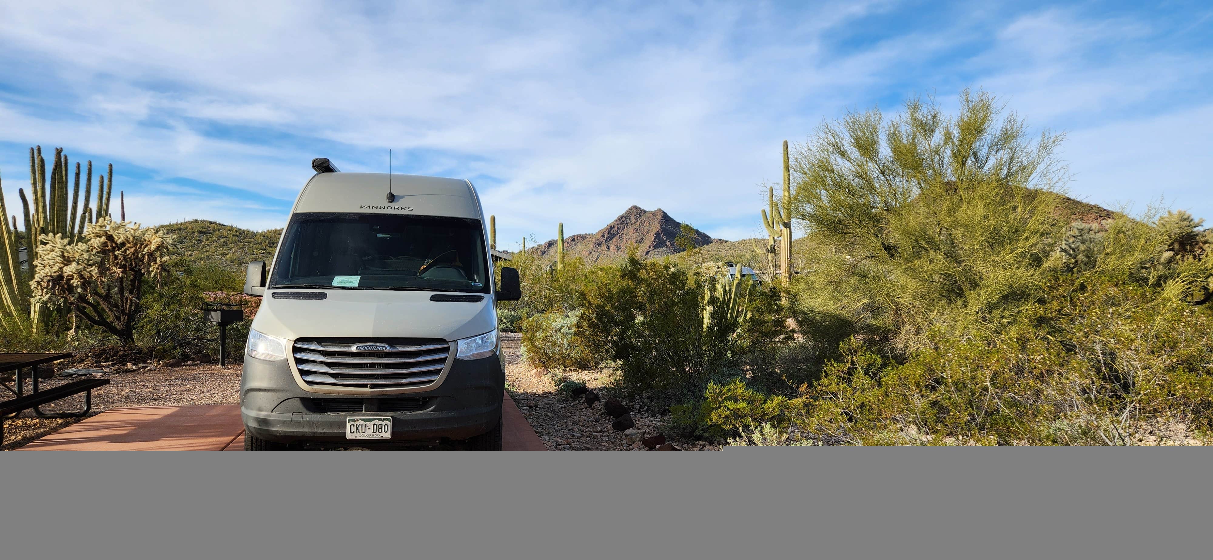 Bill O.'s photo of rv camping at Twin Peaks Campground — Organ Pipe Cactus National Monument near Organ Pipe Cactus National Monument