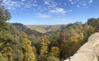 Olivia S.'s photo of camping with pets at Red River Gorge Campground near Beattyville, KY