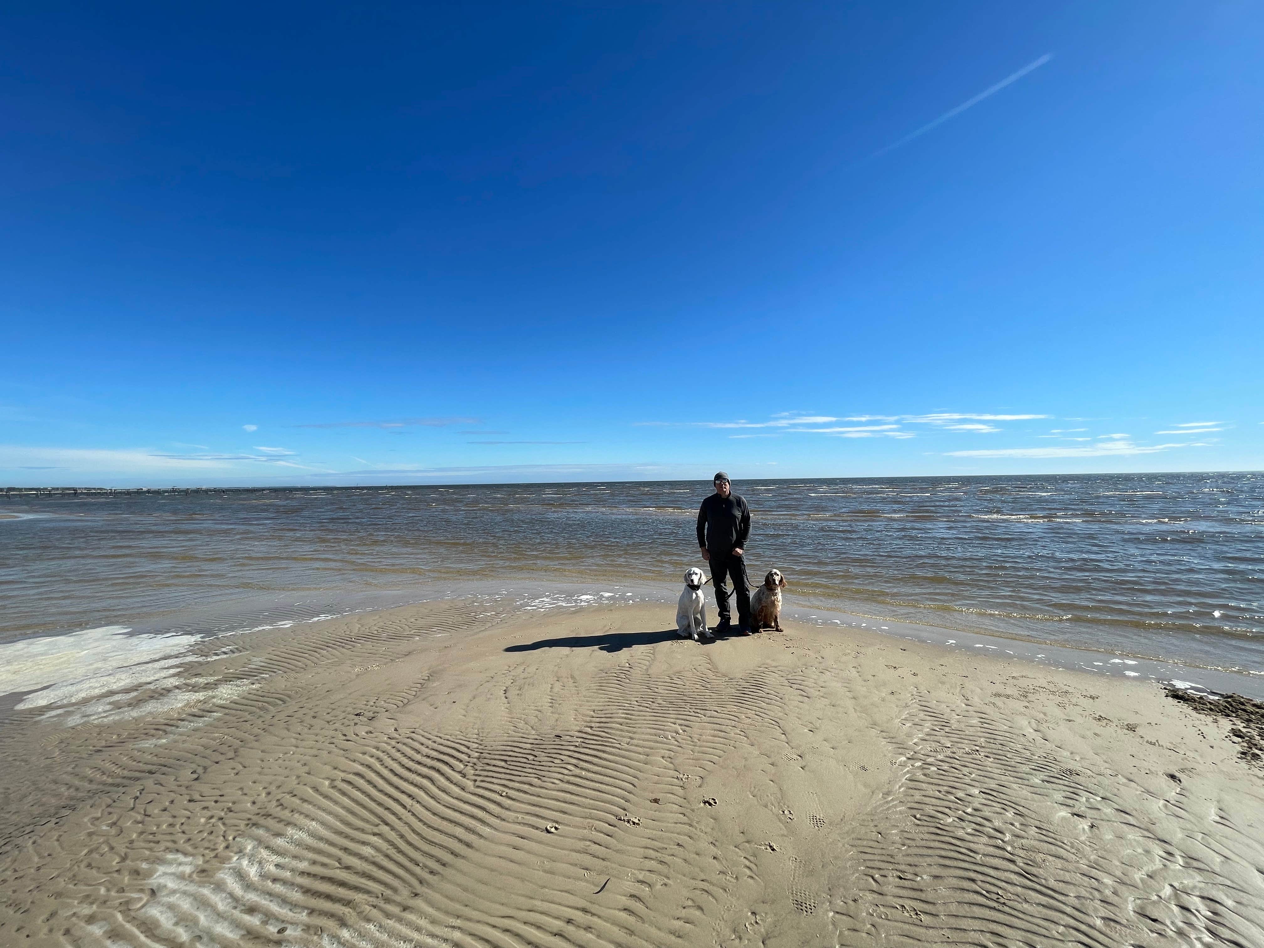 Kerstin M.'s photo of camping with pets at Buccaneer State Park Campground near Pass Christian, MS