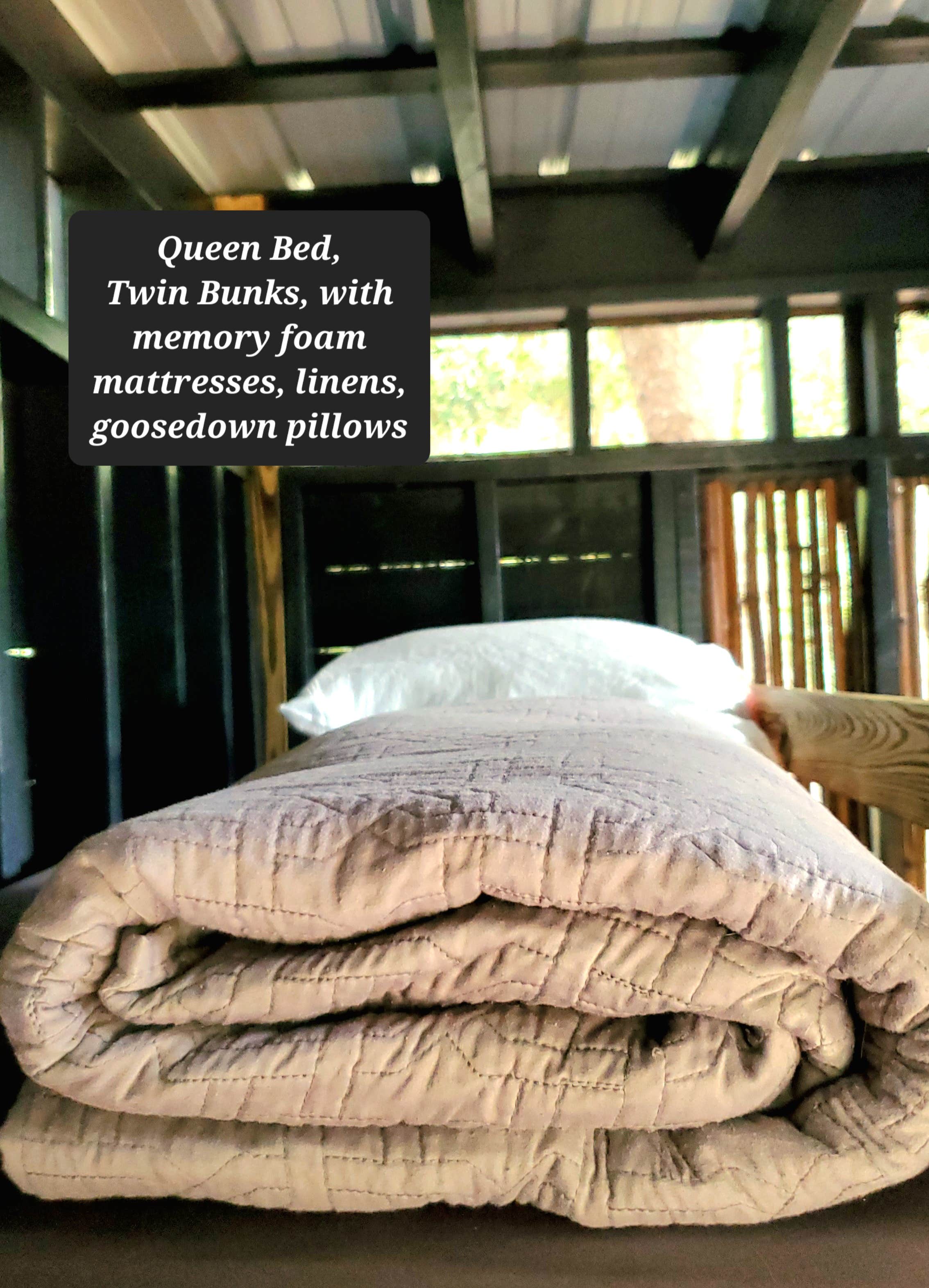 J B.'s photo of glamping accommodations at Zen Rustic Tiny Cabin - PERMANENTLY CLOSED near Baker, FL