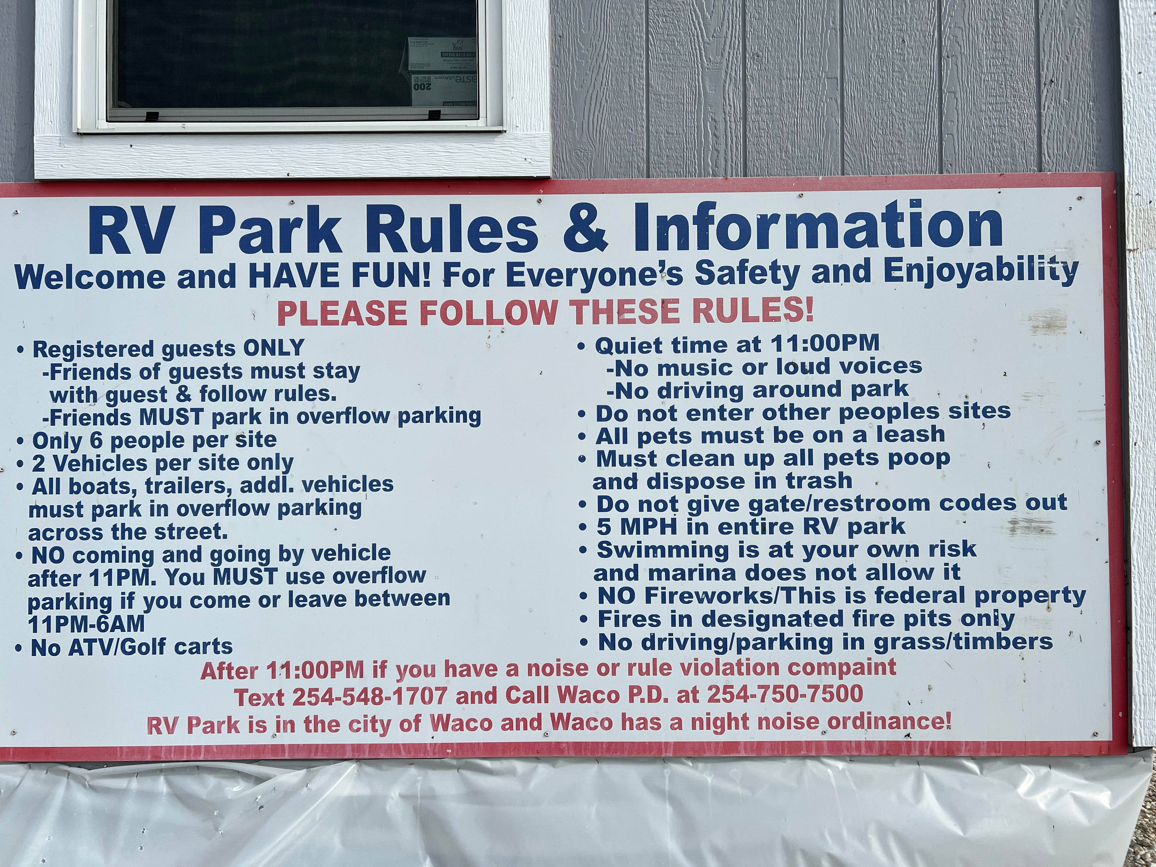 Camper-submitted photo at Lake Waco Marina near Waco, TX