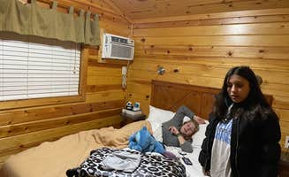 Ashley W.'s photo of glamping accommodations at Cherokee-Great Smokies KOA near Sylva, NC