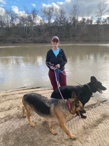 Missy C.'s photo of camping with pets at Thousand Trails Colorado River near San Felipe, TX