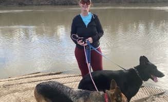 Missy C.'s photo of camping with pets at Thousand Trails Colorado River near Schulenburg, TX