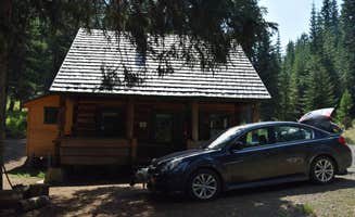 Lesley R.'s photo of a cabin at Adams Ranger Station near Winchester, ID