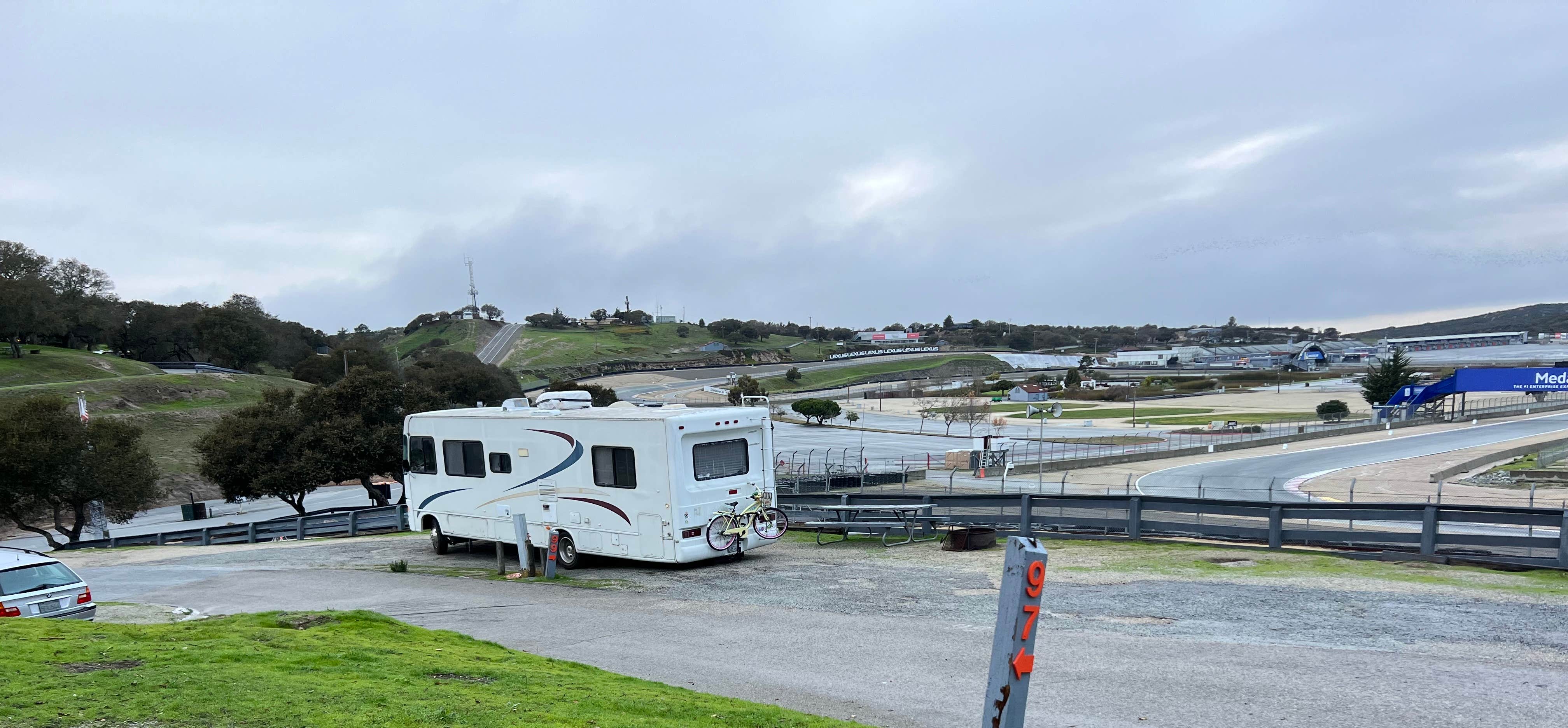 Anita's photo of rv camping at Laguna Seca Recreation Area near Carmel Valley Village, CA