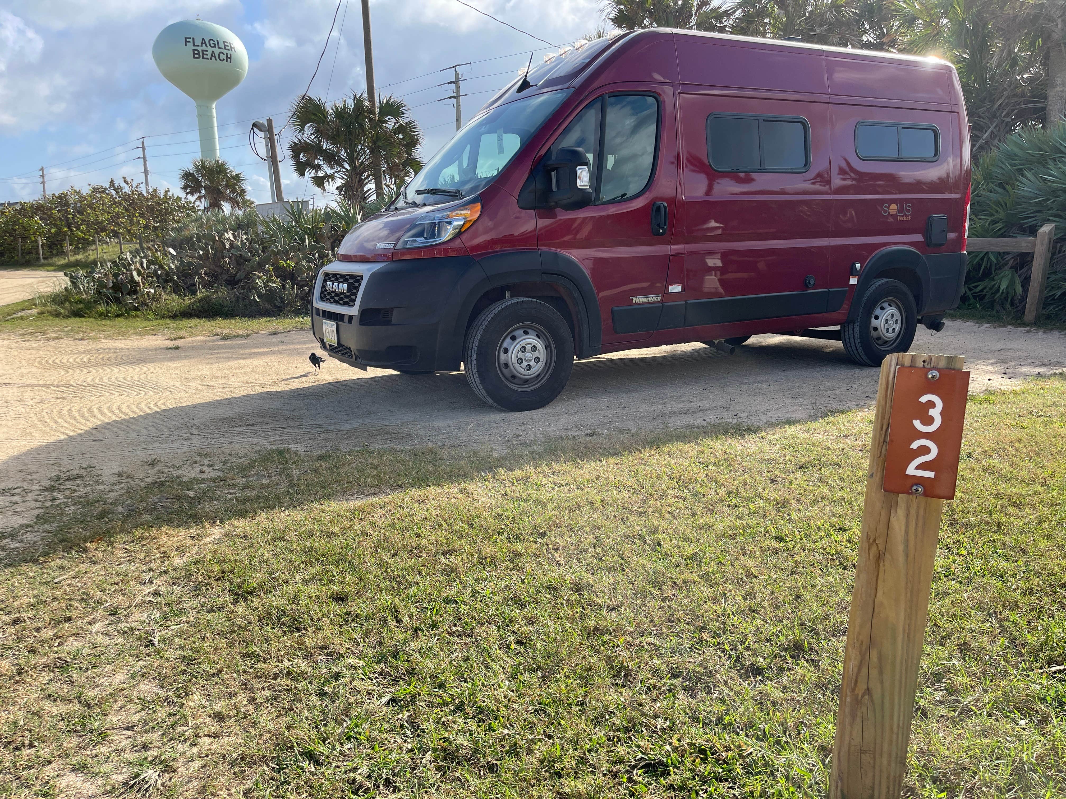 Lee D.'s photo of camping with pets at Beachside Camping — Gamble Rogers Memorial State Recreation Area at Flagler Beach near Ormond Beach, FL