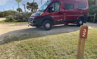 Lee D.'s photo of camping with pets at Beachside Camping — Gamble Rogers Memorial State Recreation Area at Flagler Beach near Palm Coast, FL