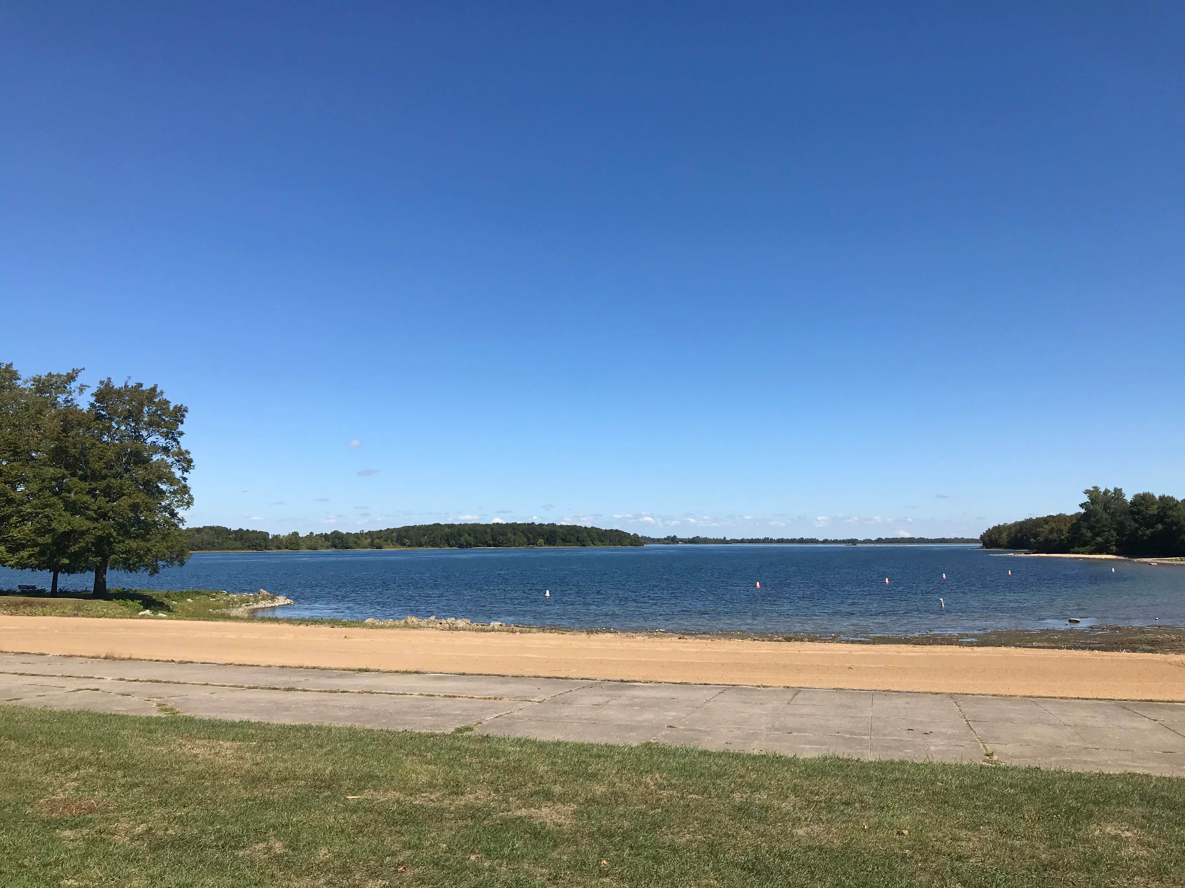 Camper-submitted photo at Robert Moses State Park Campground near Massena, NY