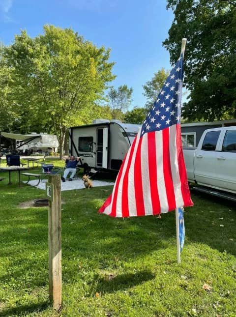 Tori K.'s photo of camping with pets at Wildwood RV Park & Campground near Marine on St. Croix, MN