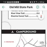 Review photo of Old Mill State Park Campground by Tori K., January 1, 2023