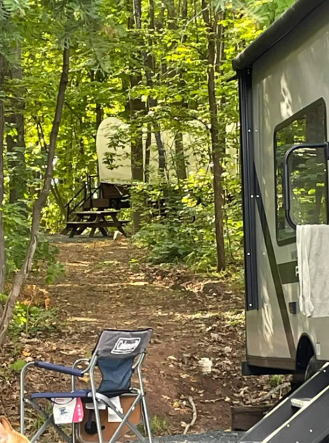 Camper-submitted photo at Apostle Islands Area Campground near Bayfield, WI