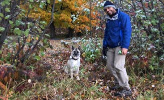 Lesley R.'s photo of camping with pets at Pike Lake Campground — Kettle Moraine State Forest-Pike Lake Unit near Belgium, WI