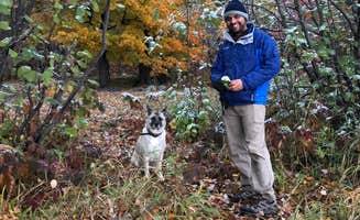 Lesley R.'s photo of camping with pets at Pike Lake Campground — Kettle Moraine State Forest - Pike Lake Unit near Milwaukee, WI