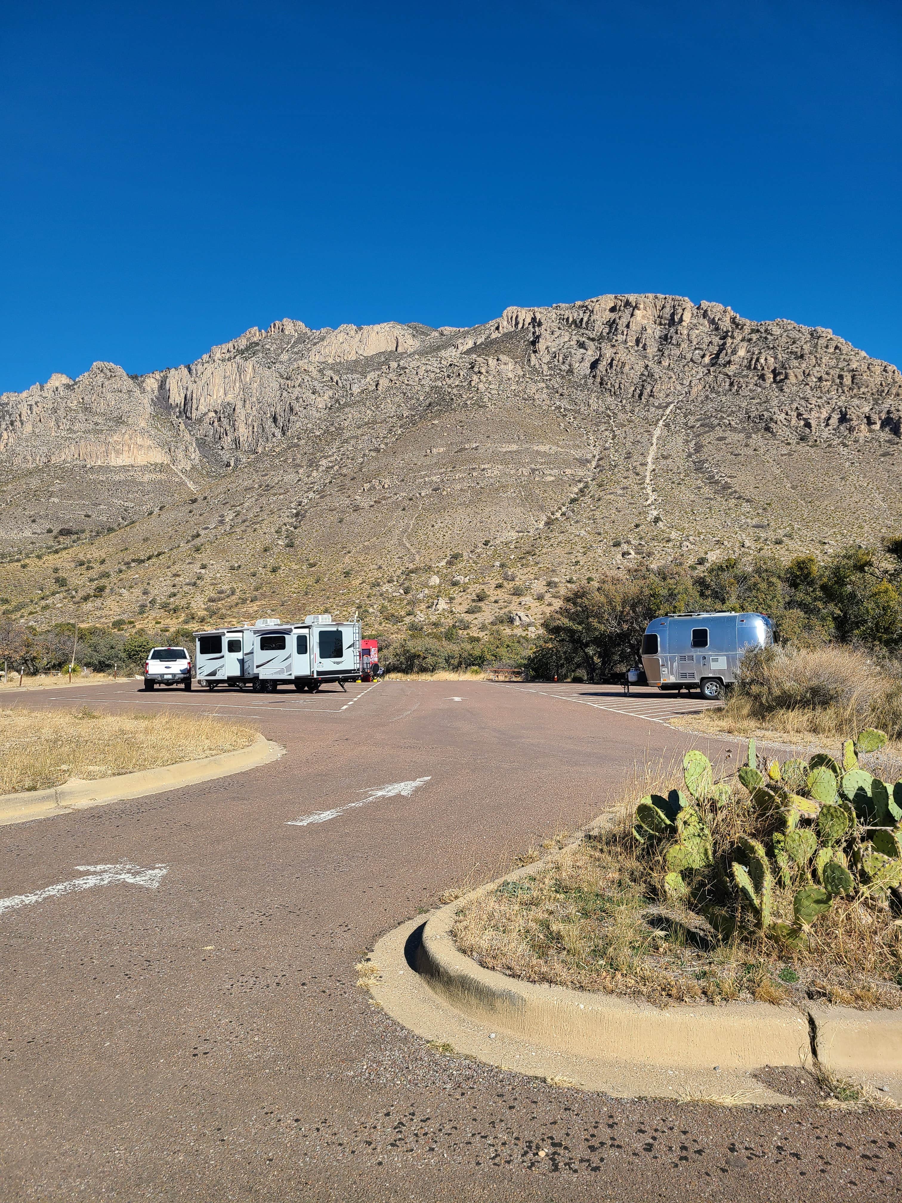 Tori K.'s photo of rv camping at Pine Springs Campground — Guadalupe Mountains National Park near Carlsbad Caverns, NM