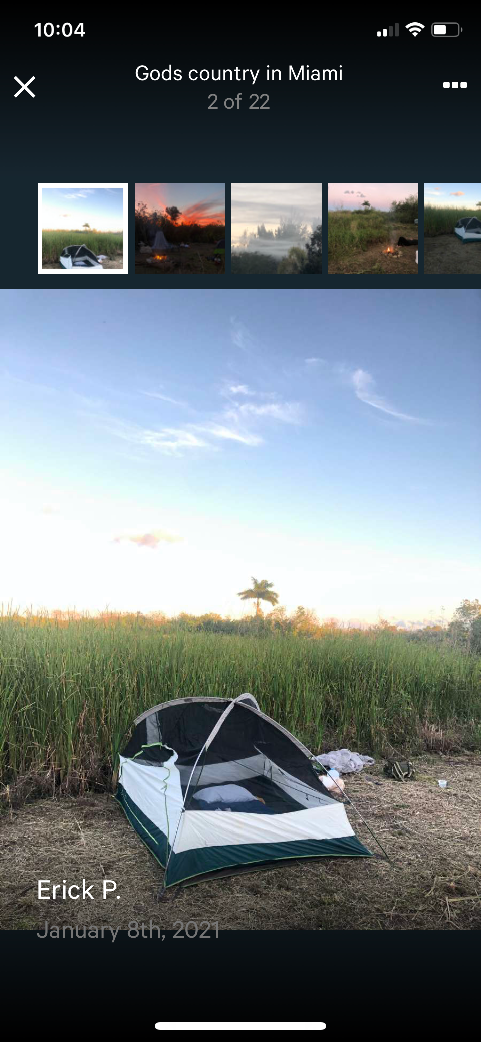 Camper-submitted photo at Gods Country in Miami near Biscayne National Park