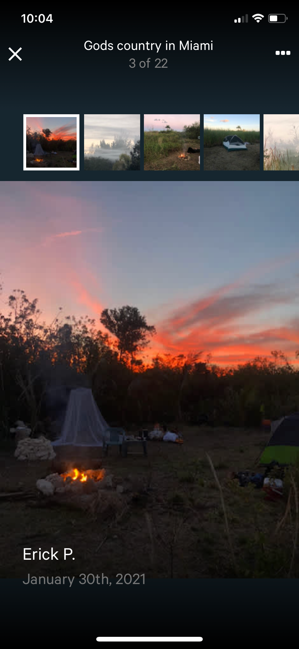 Camper-submitted photo at Gods Country in Miami near Biscayne National Park