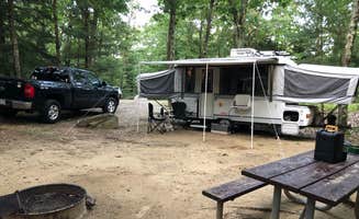 Bill K.'s photo of rv camping at Gilson Pond Area Campground — Monadnock State Park near New Salem, MA