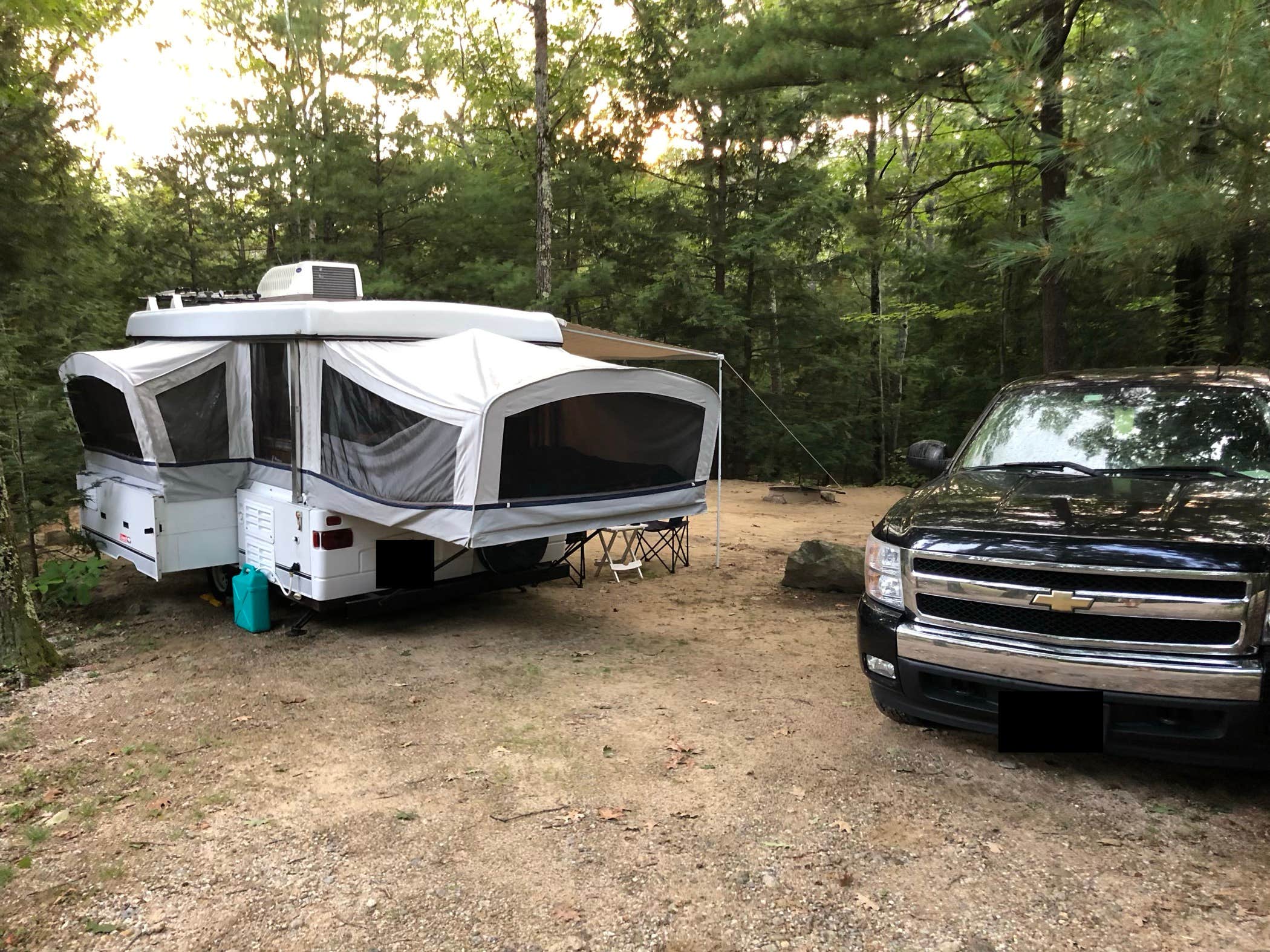 Bill K.'s photo of rv camping at Gilson Pond Area Campground — Monadnock State Park near Williamsville, VT