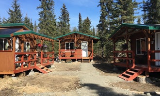 Camping near Alaskan Angler RV Resort: WhisperingWoodsAKcabins, Kasilof, Alaska