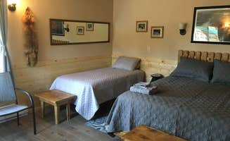 Glen B.'s photo of camping with pets at WhisperingWoodsAKcabins near Ninilchik, AK