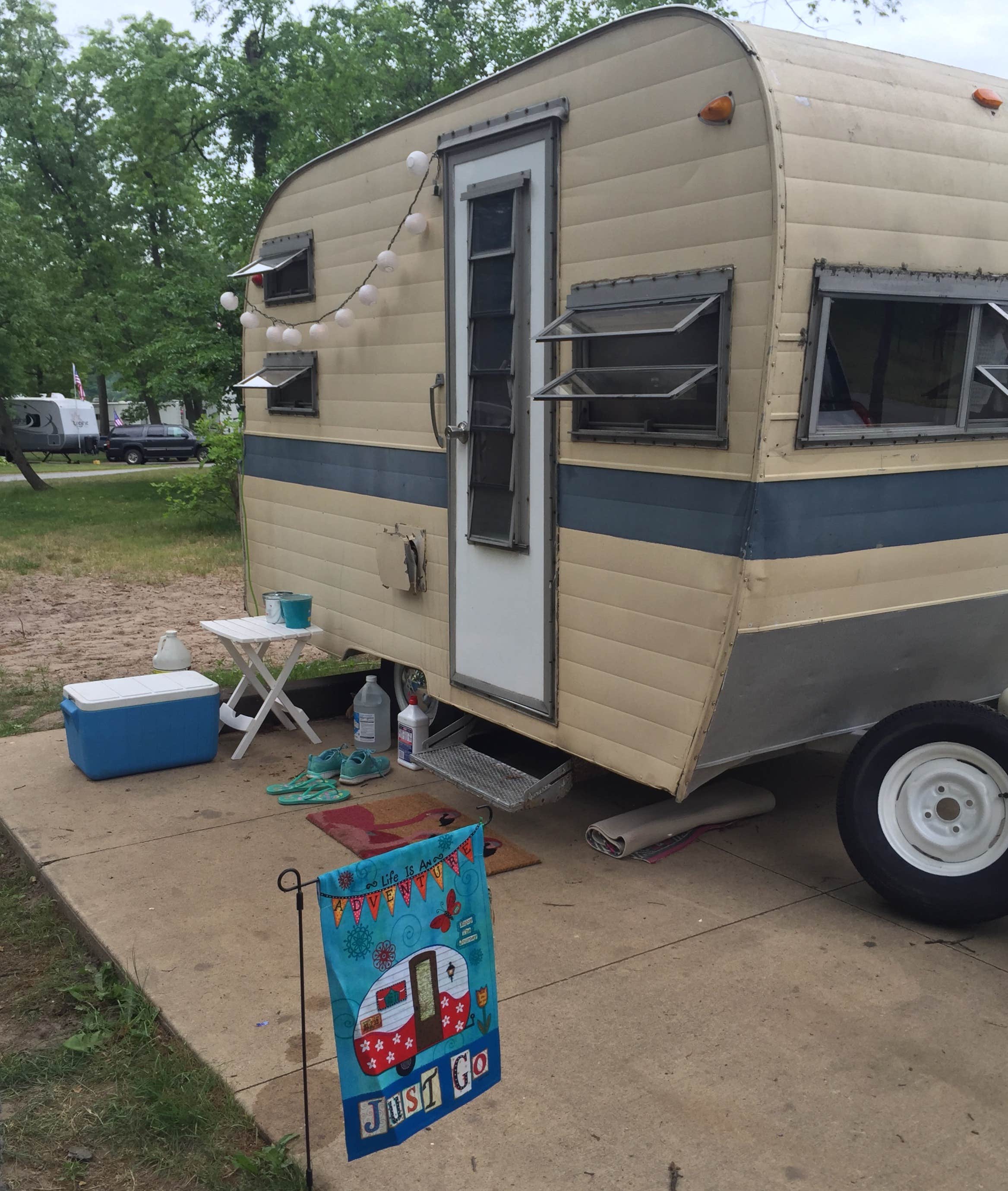 Kristen W.'s photo of rv camping at Dunewood Campground — Indiana Dunes National Park near Gary, IN